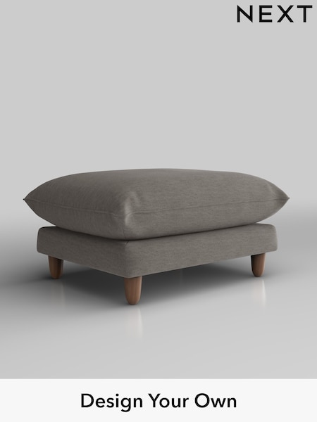 Fine Chenille Easy Clean/Dark Smoke Grey Noa Deep Relaxed Sit (H36813) | £525
