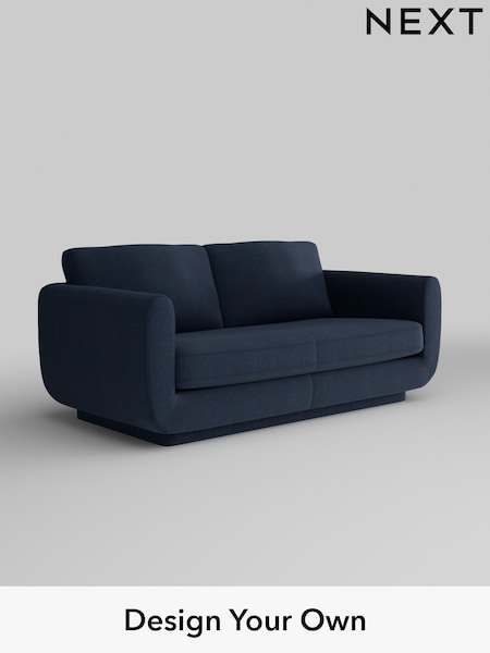 Fine Chenille Easy Clean/Dark Navy Blue N Premium Pia (H36814) | £1,425