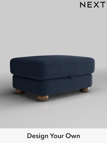 Fine Chenille Easy Clean/Dark Navy Blue Jasmine (H36815) | £499