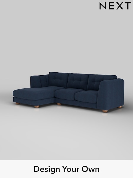 Fine Chenille Easy Clean/Dark Navy Blue Jasmine (H36815) | £2,075