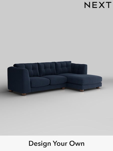 Fine Chenille Easy Clean/Dark Navy Blue Jasmine (H36815) | £2,075