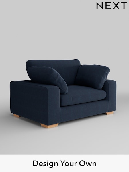 Fine Chenille Easy Clean/Dark Navy Blue N Premium The Snuggle Grand (H36816) | £1,599