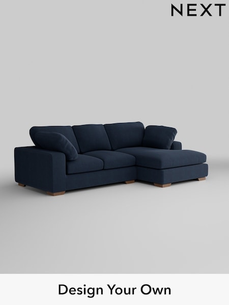 Fine Chenille Easy Clean/Dark Navy Blue N Premium The Snuggle Grand (H36816) | £2,575