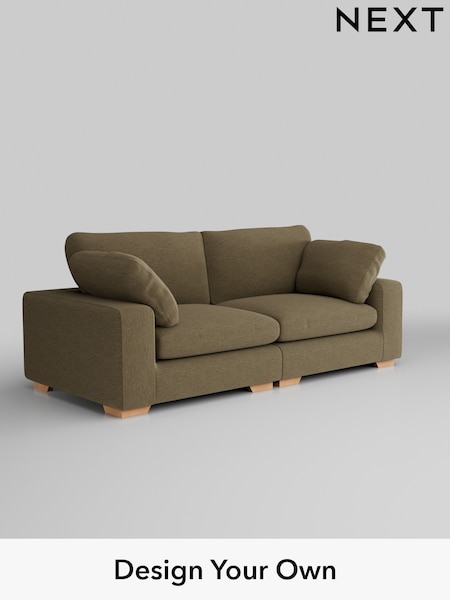 Fine Chenille Easy Clean/Dark Moss Green N Premium The Snuggle Grand (H36817) | £1,899