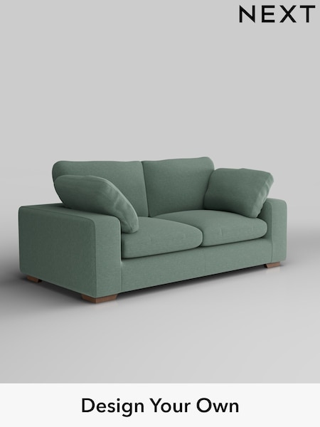 Fine Chenille Easy Clean/Light Forest Green N Premium The Snuggle Grand (H36819) | £1,799