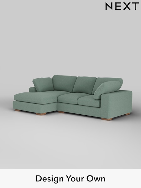Fine Chenille Easy Clean/Light Forest Green N Premium The Snuggle Grand (H36819) | £2,575