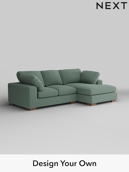 Fine Chenille Easy Clean/Light Forest Green N Premium The Snuggle Grand (H36819) | £2,575
