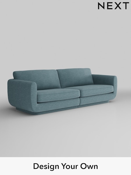Fine Chenille Easy Clean/Mid Blue N Premium Pia (H36828) | £1,625