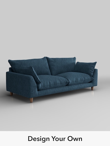Cotswold Chenille/Dark Blue Noa Deep Relaxed Sit (H36830) | £1,275