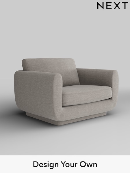 Fine Chenille Easy Clean/Light Steel Grey N Premium Pia (H36831) | £1,125