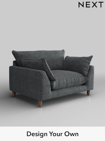 Cotswold Chenille/Dark Grey Noa Deep Relaxed Sit (H36833) | £975