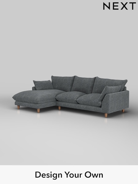 Cotswold Chenille/Dark Grey Noa Deep Relaxed Sit (H36833) | £1,875