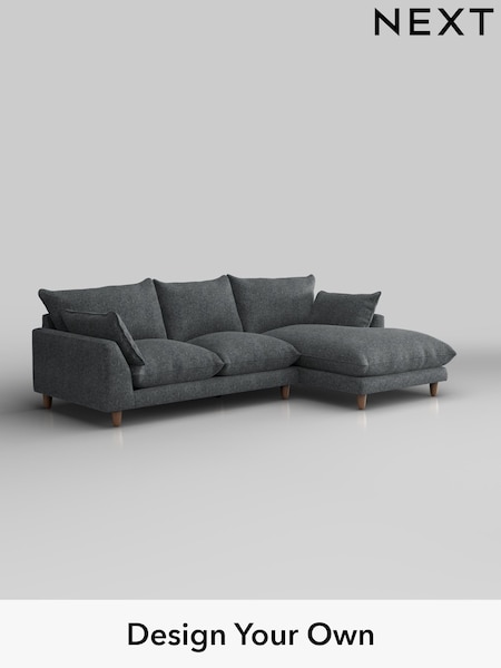 Cotswold Chenille/Dark Grey Noa Deep Relaxed Sit (H36833) | £1,875