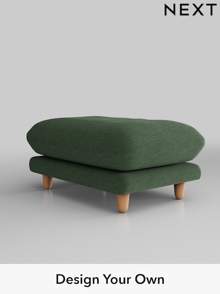 Fine Chenille Easy Clean/Mid Khaki Green Odella (H36840) | £425