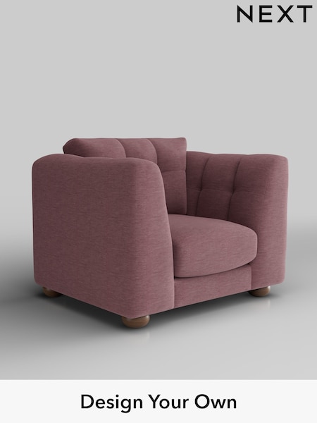 Fine Chenille Easy Clean/Mid Mulberry Purple Jasmine (H36841) | £1,075