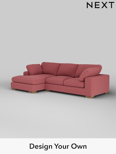 Fine Chenille Easy Clean/Mid Pink N Premium The Snuggle Grand (H36845) | £2,675