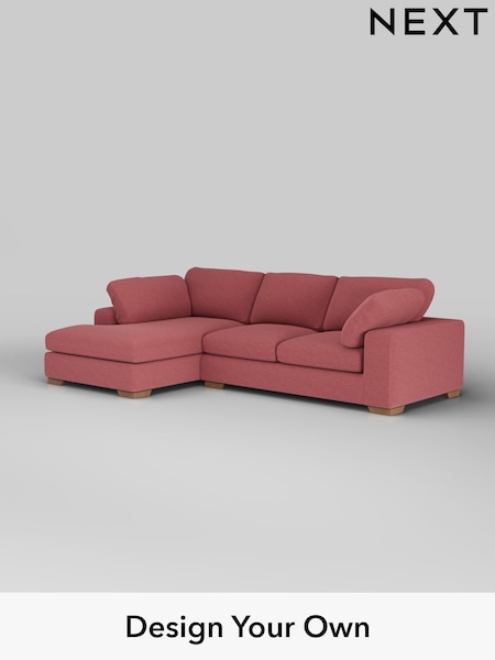 Fine Chenille Easy Clean/Mid Pink N Premium The Snuggle Grand (H36845) | £2,750
