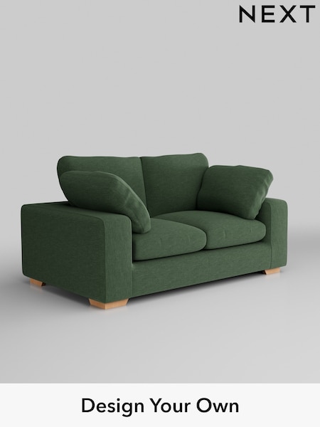 Fine Chenille Easy Clean/Mid Khaki Green N Premium The Snuggle Grand (H36848) | £1,699