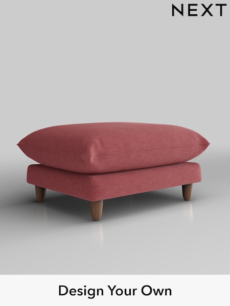 Fine Chenille Easy Clean/Mid Pink Noa Deep Relaxed Sit (H36849) | £525