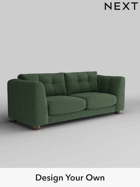 Fine Chenille Easy Clean/Mid Khaki Green Jasmine (H36852) | £1,475