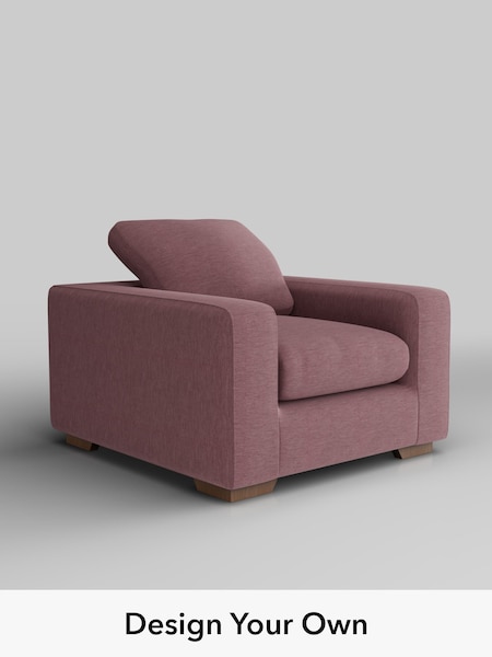 Fine Chenille Easy Clean/Mid Mulberry Purple N Premium The Snuggle Grand (H36853) | £1,299