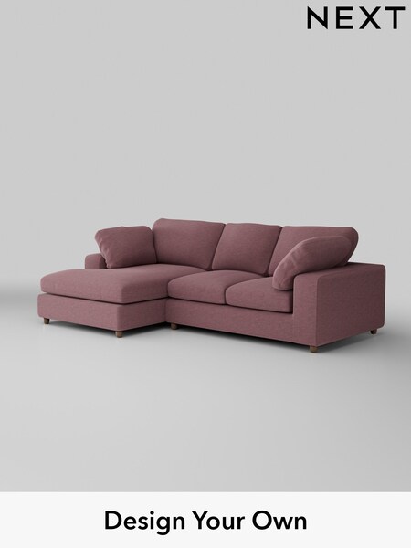 Fine Chenille Easy Clean/Mid Mulberry Purple N Premium The Snuggle Grand (H36853) | £2,575