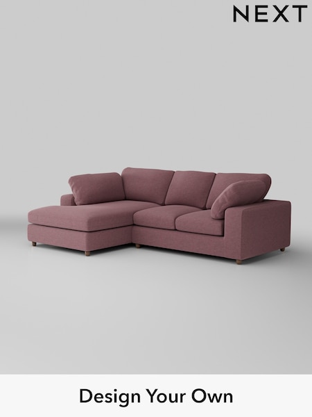 Fine Chenille Easy Clean/Mid Mulberry Purple N Premium The Snuggle Grand (H36853) | £2,650