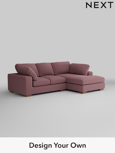 Fine Chenille Easy Clean/Mid Mulberry Purple N Premium The Snuggle Grand (H36853) | £2,650