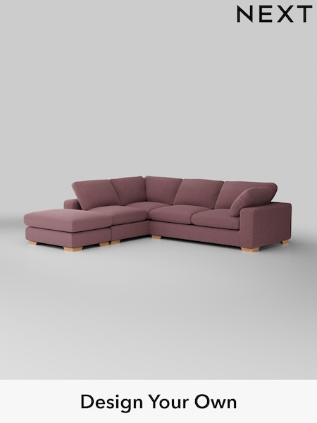 Fine Chenille Easy Clean/Mid Mulberry Purple N Premium The Snuggle Grand (H36853) | £3,499