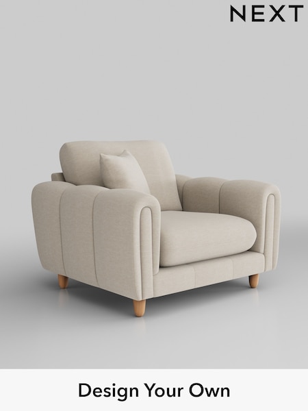 Fine Chenille Easy Clean/Oyster Odella (H36859) | £975