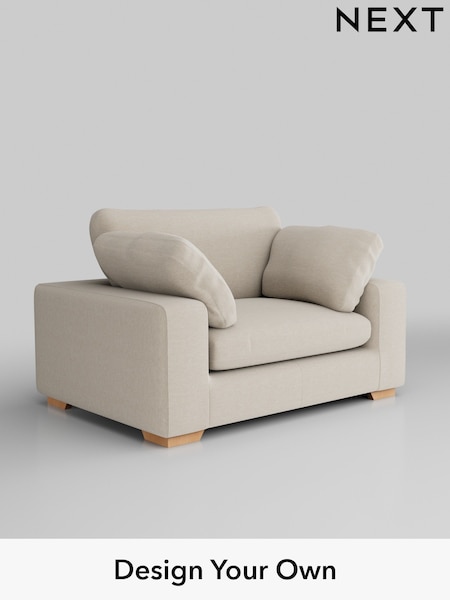 Fine Chenille Easy Clean/Oyster N Premium The Snuggle Grand (H36860) | £1,599