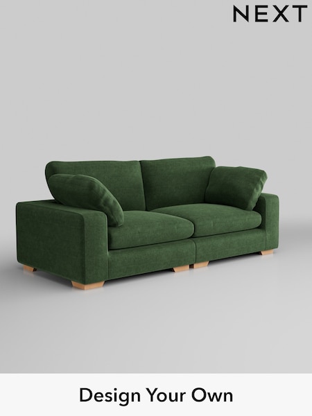 Luxe Chenille/Dark Green N Premium The Snuggle Grand (H36861) | £1,999