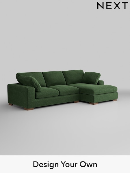 Luxe Chenille/Dark Green N Premium The Snuggle Grand (H36861) | £2,775