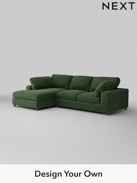 Luxe Chenille/Dark Green N Premium The Snuggle Grand (H36861) | £2,850