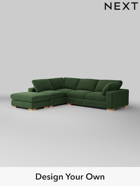 Luxe Chenille/Dark Green N Premium The Snuggle Grand (H36861) | £3,599