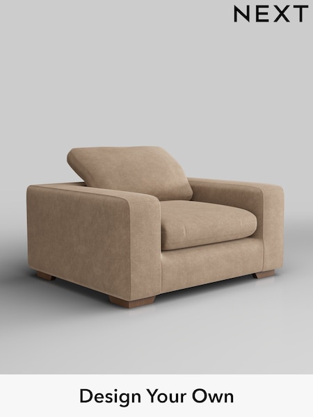 Luxe Chenille/Mid Camel Beige N Premium The Snuggle Grand (H36862) | £1,499