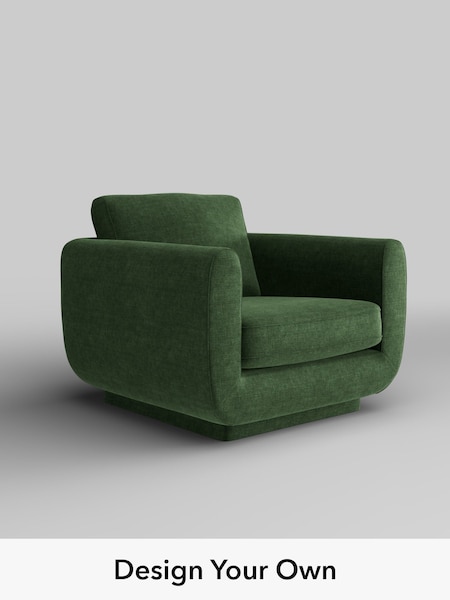 Luxe Chenille/Dark Green N Premium Pia (H36865) | £1,125