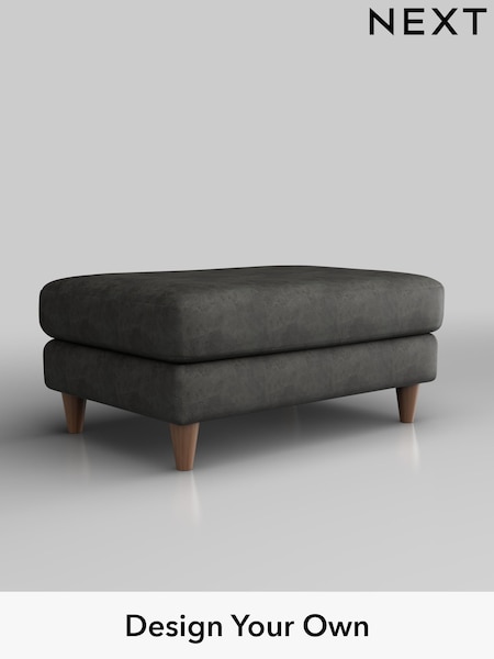 Monza Faux Leather Easy Clean/Dark Grey Hartley Relaxed Sit (H36872) | £425
