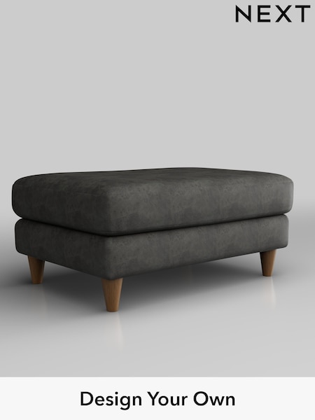 Monza Faux Leather Easy Clean/Dark Grey Hartley Highback Relaxed Sit (H36873) | £425