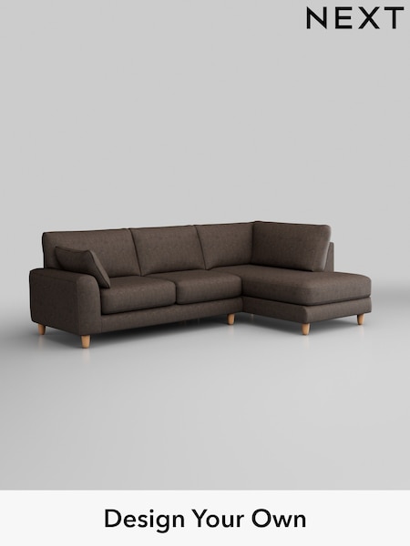 Monza Faux Leather Easy Clean/Peppercorn Brown Campbell (H36879) | £1,875