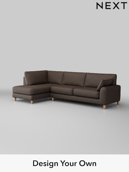 Monza Faux Leather Easy Clean/Peppercorn Brown Campbell (H36879) | £1,975
