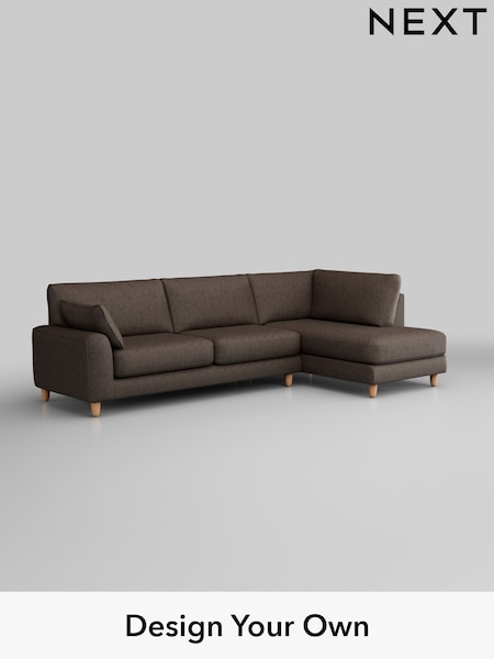 Monza Faux Leather Easy Clean/Peppercorn Brown Campbell (H36879) | £1,975