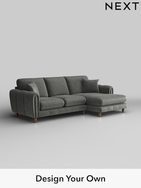 Plush Chenille/Dark Grey Odella (H36882) | £1,950