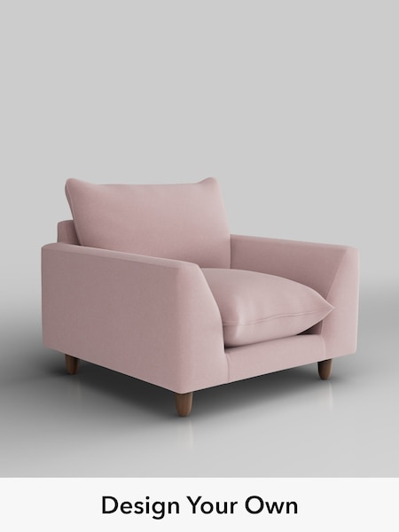 Natural Mix/Light Rose Pink Noa Deep Relaxed Sit (H36884) | £975