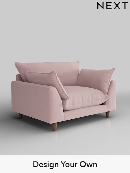 Natural Mix/Light Rose Pink Noa Deep Relaxed Sit (H36884) | £1,075