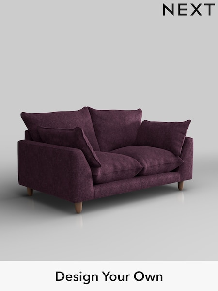 Plush Chenille/Dark Plum Purple Noa Deep Relaxed Sit (H36885) | £1,075