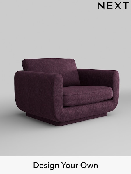 Plush Chenille/Dark Plum Purple N Premium Pia (H36886) | £1,125