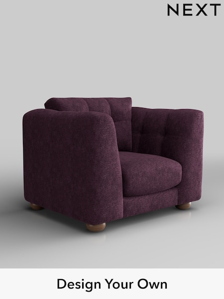 Plush Chenille/Dark Plum Purple Jasmine (H36887) | £1,075