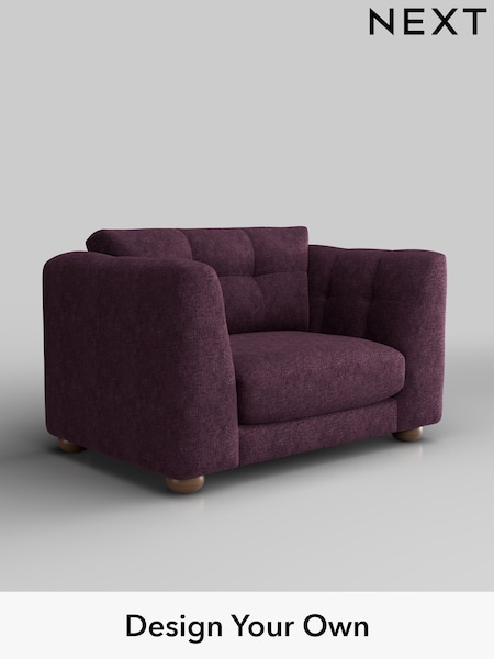 Plush Chenille/Dark Plum Purple Jasmine (H36887) | £1,175