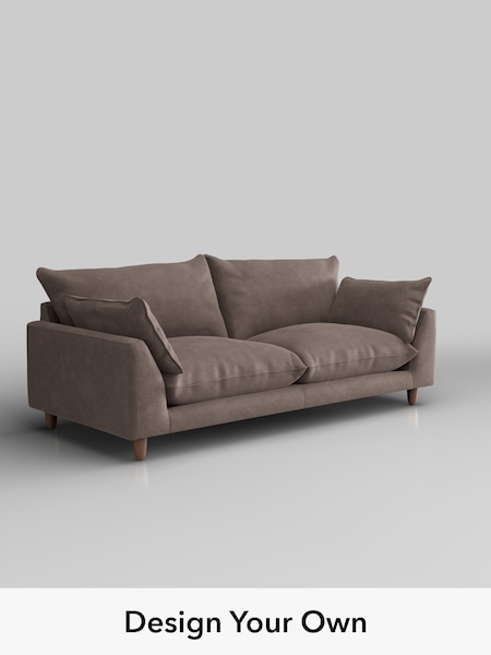 Luxe Chenille/Mink Brown Noa Deep Relaxed Sit (H36891) | £1,375